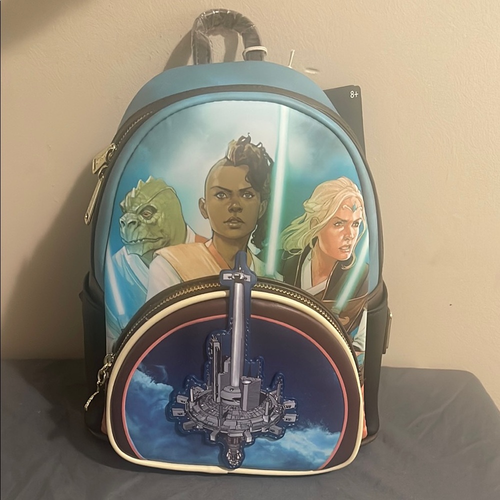 LOUNGEFLY HT STAR WARS -THE HIGH REPUBLIC COMIC COVER- Bag/Backpack NWT